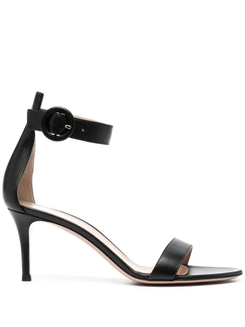 Gianvito Rossi Portofino 70mm leather sandals Black G6008870RICNAP