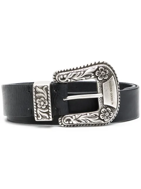 Golden Goose Wild West-inspired buckled belt Black GWA00179A000133