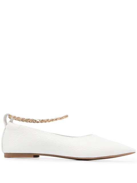 Senso Aubree II leather ballerina shoes White AUBREEII