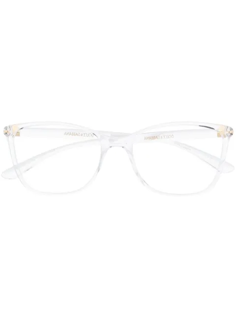 Dolce & Gabbana Eyewear square-frame glasses White DG50263133
