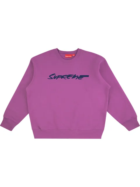 Supreme Futura-logo crew-neck sweatshirt "FW 20" Purple SU9672