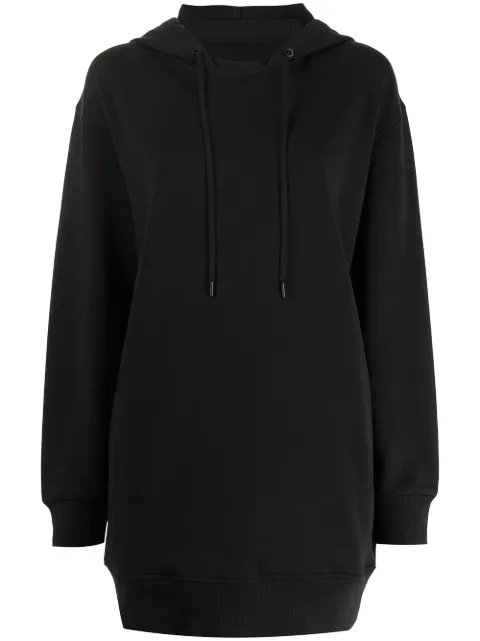 3.1 Phillip Lim drawstring-hood sweatshirt dress Black DTC29869CBY