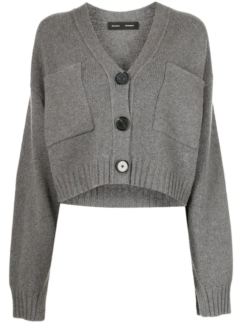 Proenza Schouler Eco cashmere cardigan Grey R2117593KK020