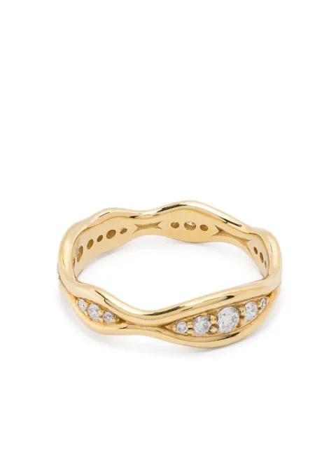 Fernando Jorge 18kt yellow gold Fluid Diamonds ring Gold 41200340210000