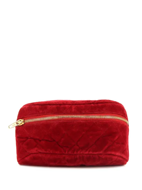 CHANEL Pre-Owned 1990s diamond-quilted belt bag Red 363111