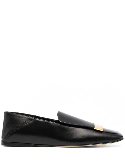 Sergio Rossi square-toe loafers Black A77990MNAN071000