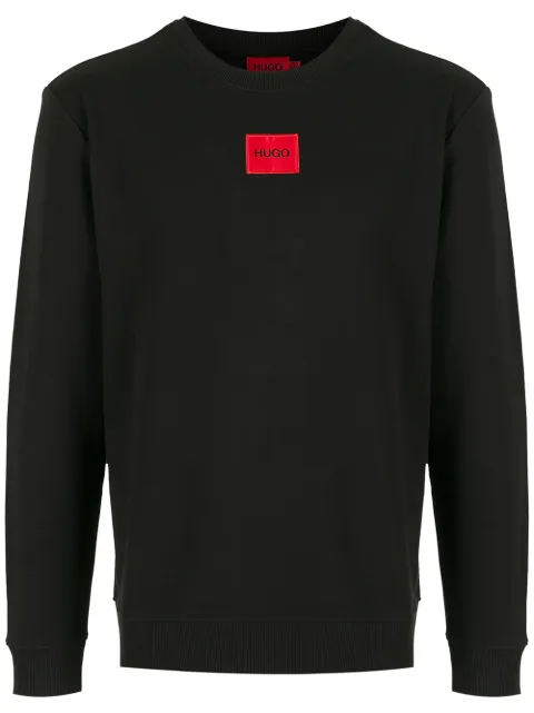 HUGO Diragol logo-patch sweatshirt Black 50447964