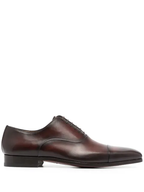 Magnanni Caoba distressed oxford shoes Brown 23807CAOBA