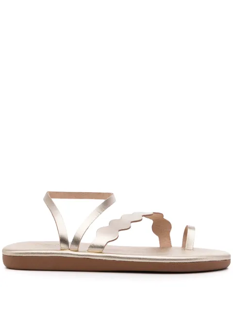 Ancient Greek Sandals Koralia flat sandals Neutrals KORALIAVACHETTAPLATINUM
