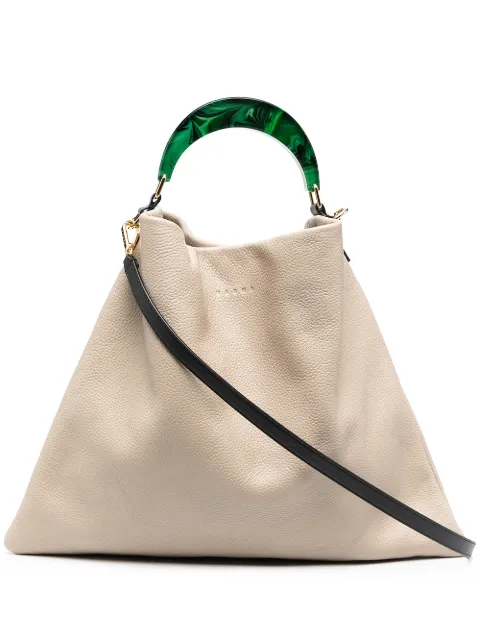 Marni Venice medium tote bag in leather Neutrals SCMP0063U0LV688