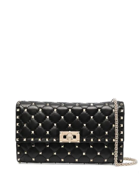 Valentino Garavani Rockstud Spike cross body bag Black WB0137NAP