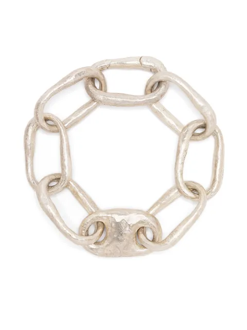 Parts of Four Roman Small Link bracelet Silver E170233MA