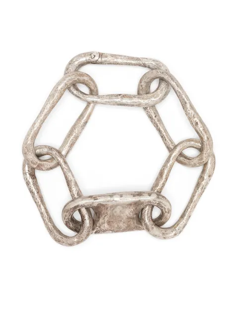 Parts of Four Roman Large Link bracelet Silver E170223DA