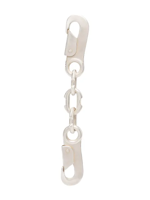 Parts of Four double clip chain Silver 10252AS