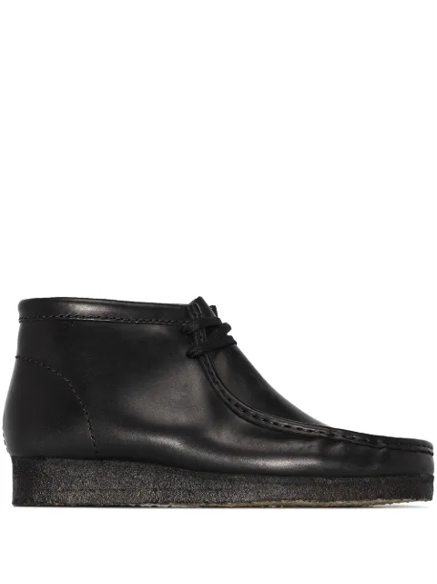 Clarks Originals Wallabee leather Desert boots Black 26155512