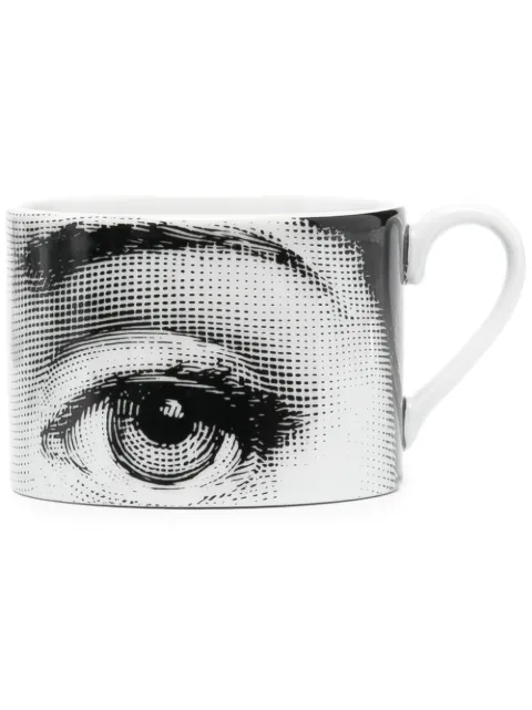 Fornasetti Tema e Variazioni tea set White P39X002