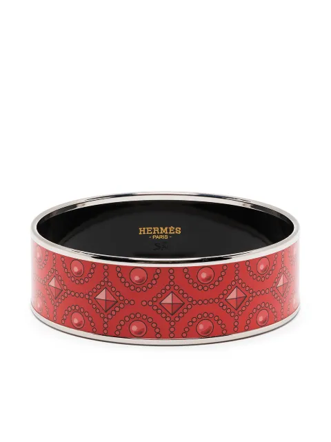 Hermès Pre-Owned pre-owned belt motif bangle bracelet Red DPVC1220HERBRA