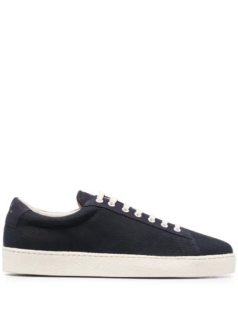 Zespa leather lace-up trainers Blue ZSPRTM089