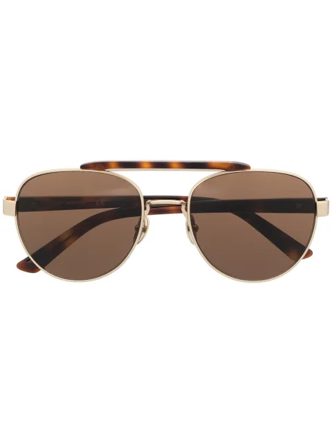 Calvin Klein CK19306 round-frame sunglasses Brown CK19306S240