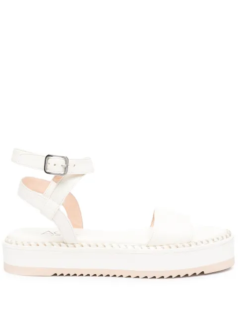 AGL Myrte flatform sandals White D642034PISOFTY0115