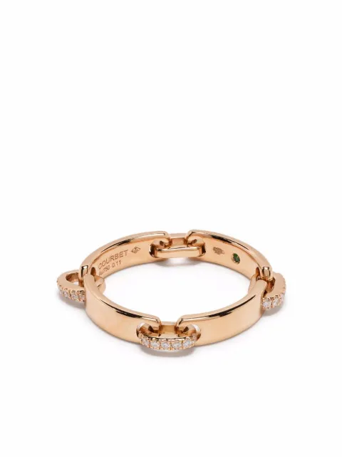 Courbet 18kt recycled rose gold CELESTE laboratory-grown diamond band ring Pink R36R0018
