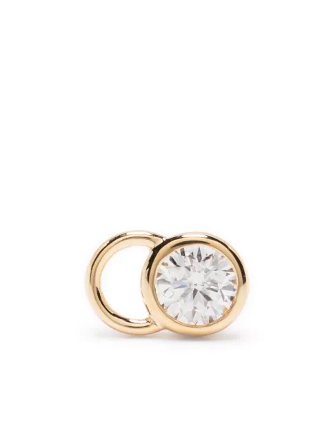 Courbet 18kt recycled yellow gold CO laboratory-grown diamond mono stud earring Gold E41Y001402
