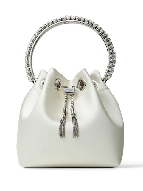 Jimmy Choo Bon Bon bucket bag Silver BONBONVKM