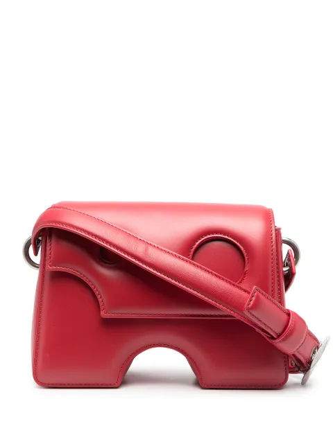 Off-White Burrow-22 shoulder bag Red OWNN005S21LEA0012500