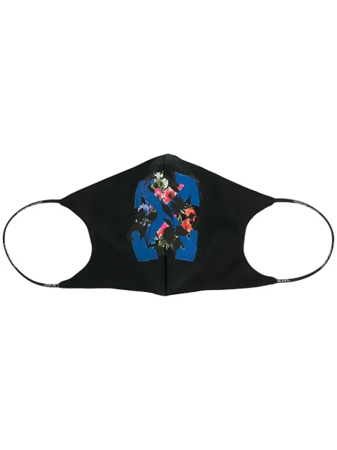 Off-White Arrows-motif face mask Black OWRG002S21FAB0051045