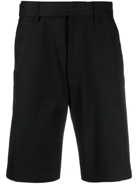 Off-White knee-length chino shorts Black OMCB052F21FAB0011000