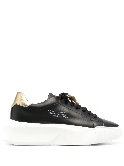 Giuliano Galiano Nemesis low-top sneakers Black NEMESIS2NAPPABLACKGOLD