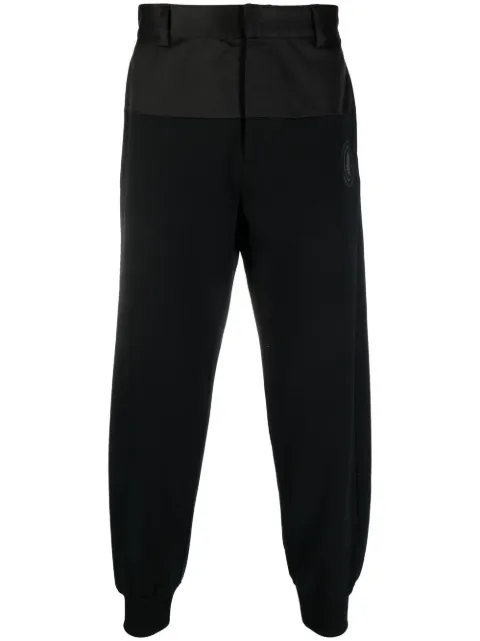 Opening Ceremony logo-embroidered cotton track pants Black YMCH004S21FLE0011111