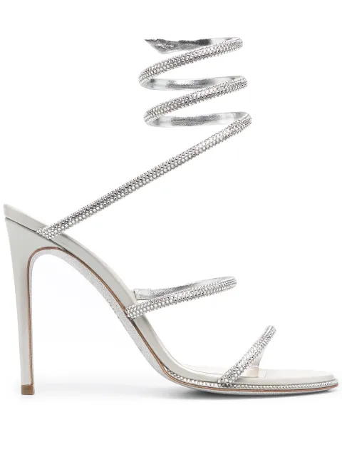 René Caovilla Cleo open-toe sandals Grey C10416105R001V232