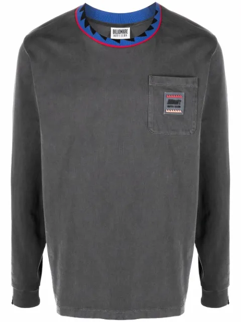 Billionaire Boys Club cotton contrasting-collar sweatshirt Black B19118