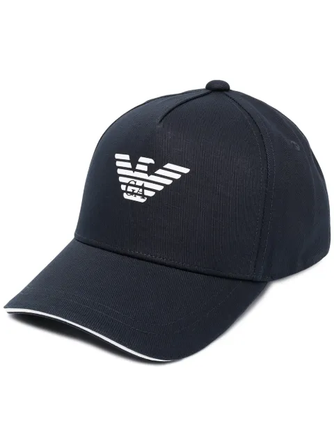 Emporio Armani logo embroidered baseball cap Blue 627920CC990