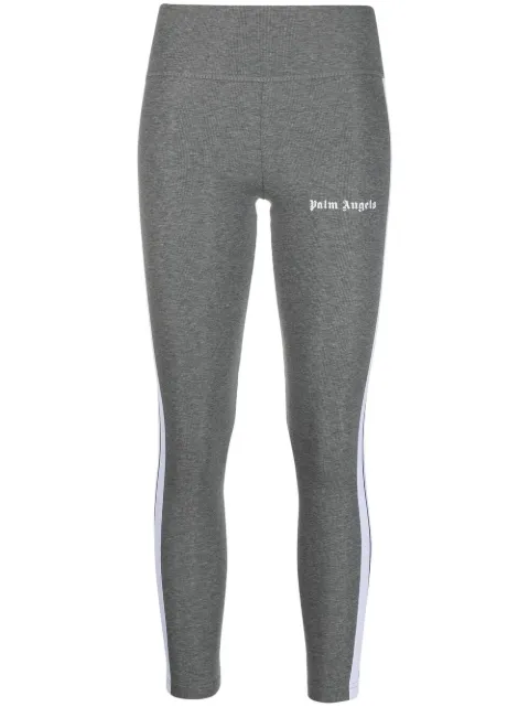 Palm Angels side-stripe performance leggings Grey PWVG001C99FAB001