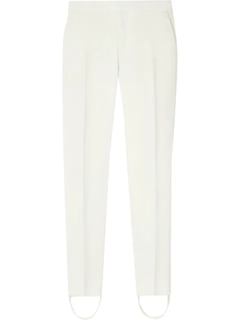 WARDROBE.NYC low-rise straight-leg trousers White W2024PCOFWHI