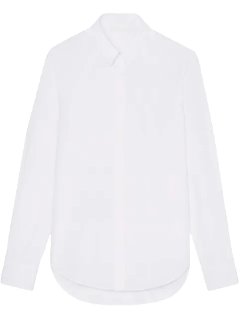 WARDROBE.NYC long-sleeve cotton shirt White W1028PCWHITE