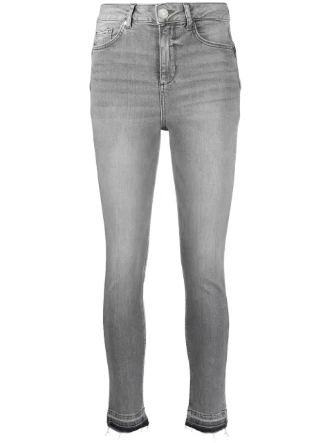 LIU JO mid-rise skinny jeans Grey UA1032D4522