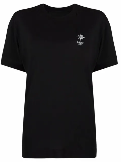 Givenchy graphic-print cotton T-shirt Black BW707Z3Z5S