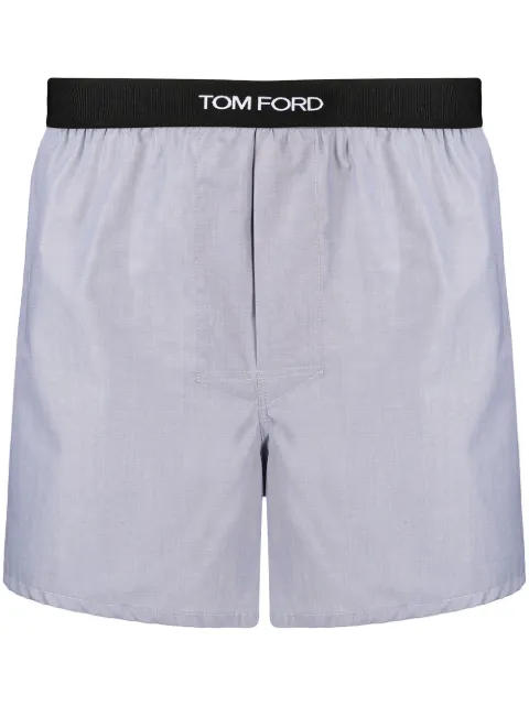 TOM FORD logo-waistband boxers Grey T4LE51100