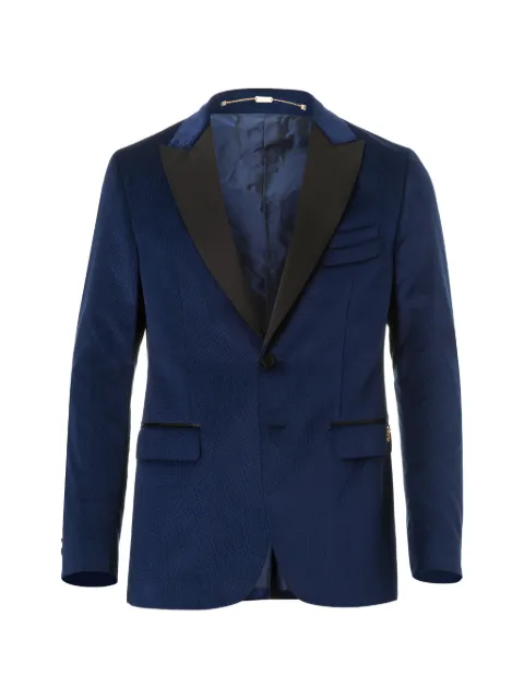 Billionaire Brian peak-lapel single-breasted blazer Blue W17CMRF0165BTE004N