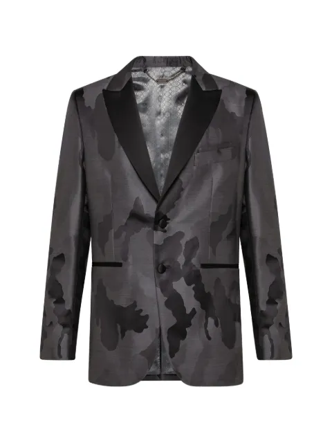 Billionaire camouflage-pattern blazer Grey B19CMRF0746BTE004N