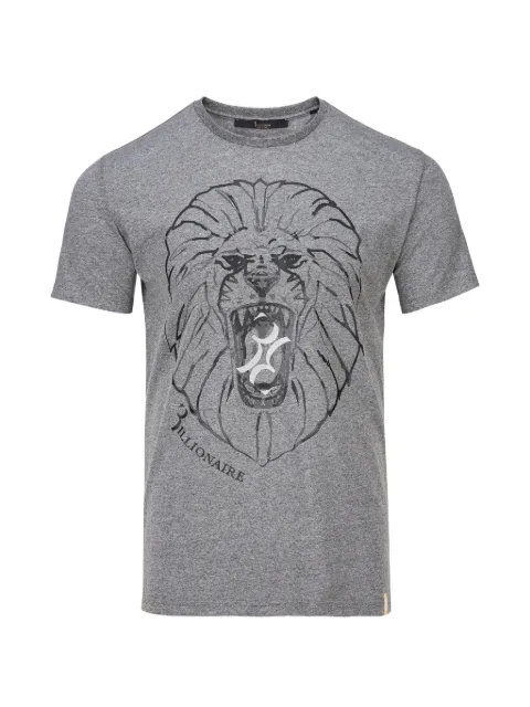 Billionaire Lion printed T-shirt Grey O18CMTK2613BTE014N
