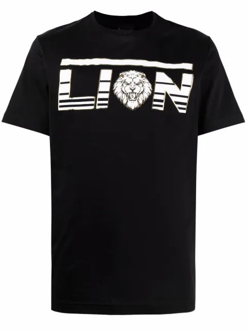 Billionaire lion-print T-shirt Black W20CMTK4534BTE014N