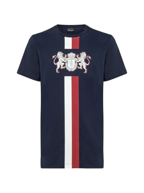 Billionaire Double Lion short-sleeve T-shirt Blue W19CMTK3416BTE014N