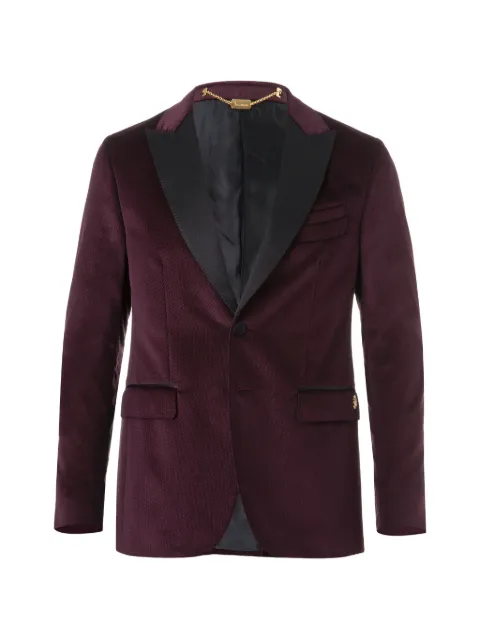 Billionaire Brian peak-lapel blazer Purple W17CMRF0165BTE004N