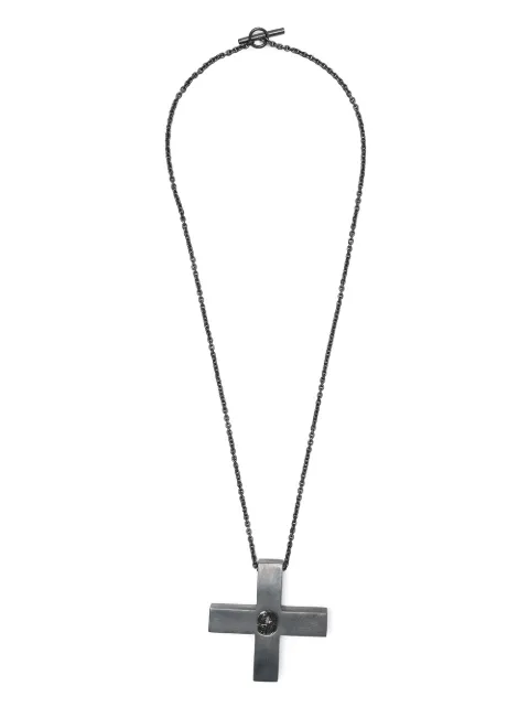 Parts of Four Plus diamond-encrusted necklace Black 18302KADIA