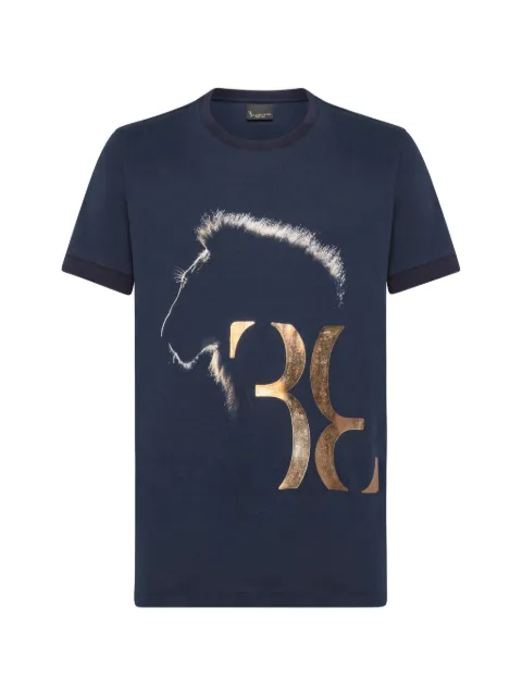 Billionaire SS Lion T-shirt Blue O19CMTK3849BTE014N