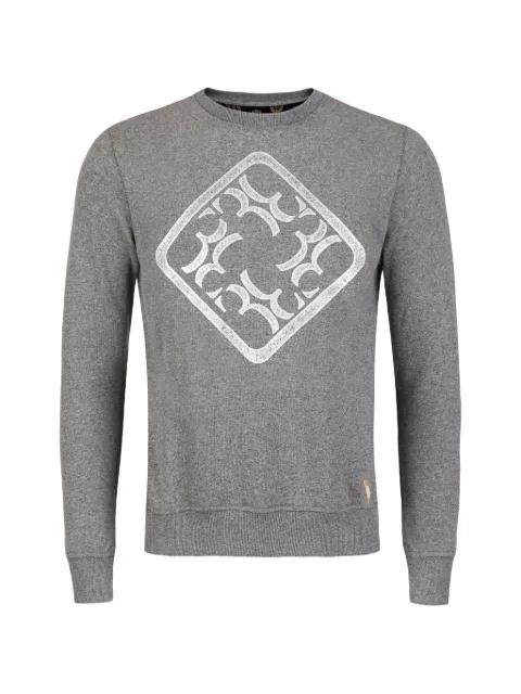 Billionaire Roger logo-print sweatshirt Grey W18CMJO0403BTE012N